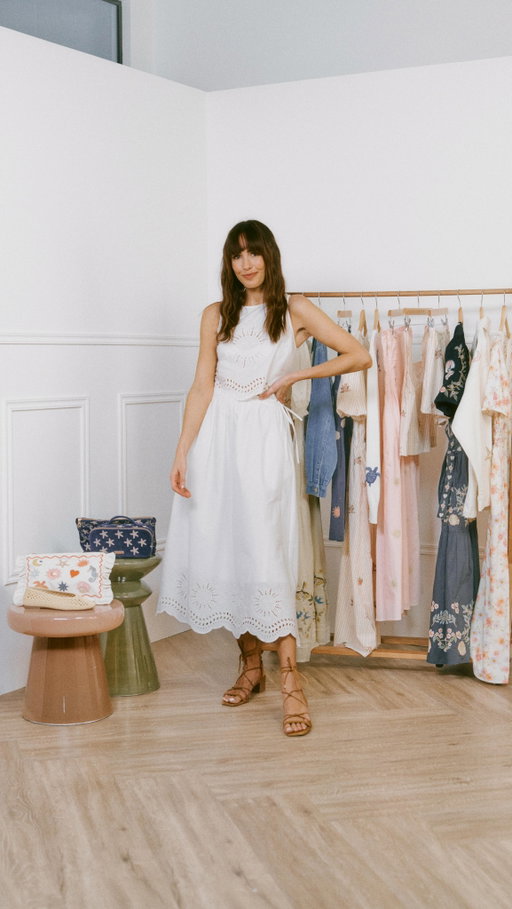 The new @nobodyschild x @elizabethscarlett collection is here. It’s all about embroidered details, beautiful colours and pretty patterns this summer, and I’m getting my wardrobe ready ☀️ These are my favourite holiday-ready pieces from the collection... Shop them all in my stories. AD