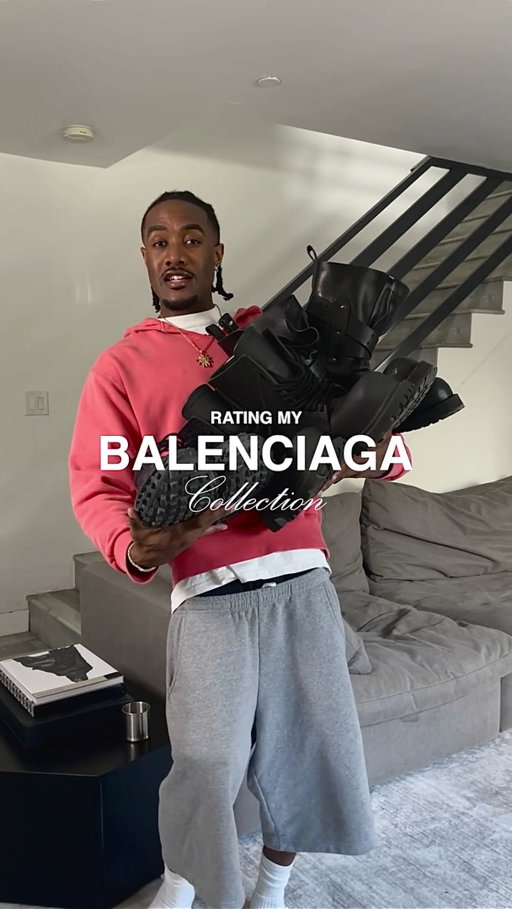 Ranking my Balenciaga collection

I’m trolling on the drawstring bag, though it did come with a $2,000 pair of shoes, so technically I had to spend $2,000 to get it

List of Items
Balenciaga Venom Boot Balenciaga Steriod Boot
Balenciaga Defenders
Balenciaga Track Jacket
Balenciaga Cap (Demna era)
Balenciaga Sunglasses

#balenciaga #collection #fashion #outfitinspiration #haul