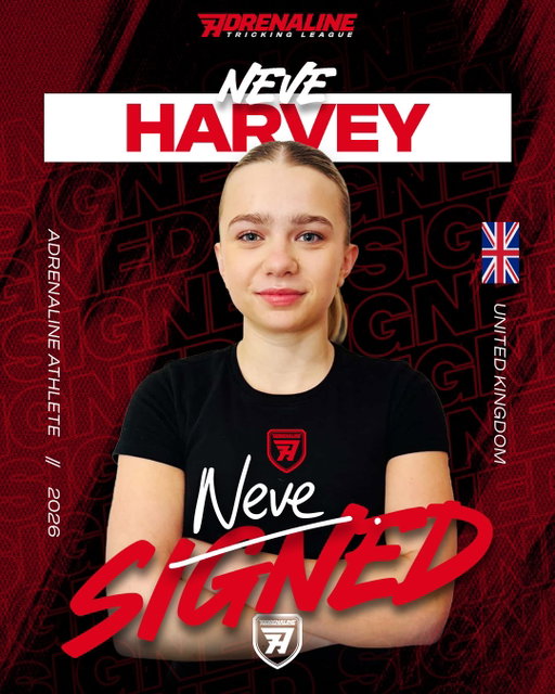 #SIGNED Introducing new Adrenaline Pro Athlete, Neve Harvey ⚡️

Adrenaline debut loading…can’t wait to see her step in and do her thing 🔥