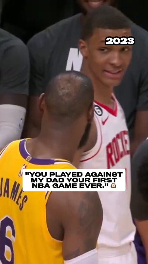 LeBron and Jabari Smith Jr.'s family go WAY back 😅

The two face off again Friday on @primevideo. Watch Lakers-Rockets Game 6 at 9:30 PM ET 🍿