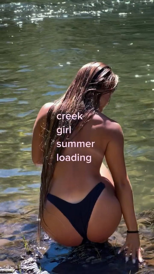 who wants just lay in a creek with me this summer 🧚