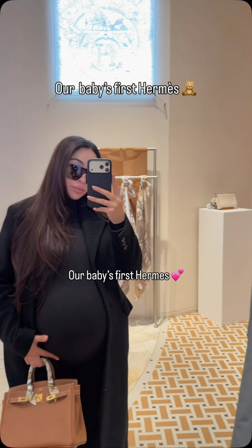 SO beyond Grateful 🙏🏽🧡🧡 @hermes 

#firsttimemommy #pregnancy #preggolife