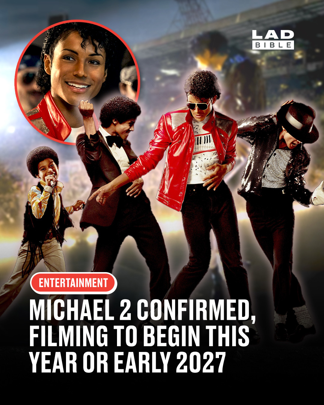 A sequel to the Michael Jackson biopic has officially been confirmed, with Michael 2 set to begin filming in 2027, according to Lionsgate chairman Adam Fogelson.⁠
⁠
While details on the sequel’s timeline are still up in the air, Fuqua is expected to return once he wraps up another project with Denzel Washington. The next instalment could focus on major cultural moments, including Michael Jackson’s iconic Super Bowl halftime show, often regarded as one of the greatest of all time.⁠
⁠
Fogelson also briefly addressed whether the sequel would explore allegations tied to Jackson’s later years, describing it as “a really complicated question” and saying now may not be the right time to tackle it.⁠
⁠
The original film is already being tipped for huge global numbers, with projections suggesting it could land somewhere between $700 million and $1 billion worldwide.⁠
⁠
#entertainment #film #ladbible