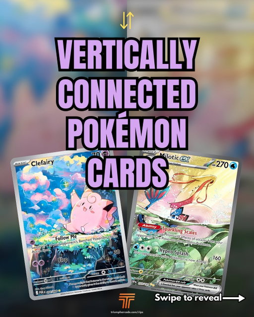 Some cards just belong together ↕️
Swipe to see the full connections →
#pokemontradingcards #pokemontcg