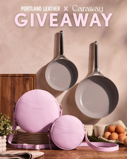 GIVEAWAY: Better at home, better on the go 🍳👜

We’ve teamed up with @caraway_home to bring you better essentials for the kitchen and everyday life—just in time for Mother’s Day.

What you’ll win:

🍳 Fry Pan Duo 2-pc Set from Caraway
👜 $500 Portland Leather gift card

How to enter:

1️⃣ Follow @portlandleather + @caraway_home
2️⃣ Like this post
3️⃣ Comment savory or sweet 🥓🥞 + tag 2 friends you’d share a meal with

BONUS: Save this post + share to your Story or repost for 3 extra entries 💕

Giveaway ends May 7th at 11:59 PM PT. 2 winners will be selected at random and contacted via DM by @portlandleather. Open to U.S. residents only. Reminder: We only have one verified account. If another account contacts you claiming you’ve won, it is a scam. This promotion is not sponsored, endorsed, administered by, or associated with Instagram.