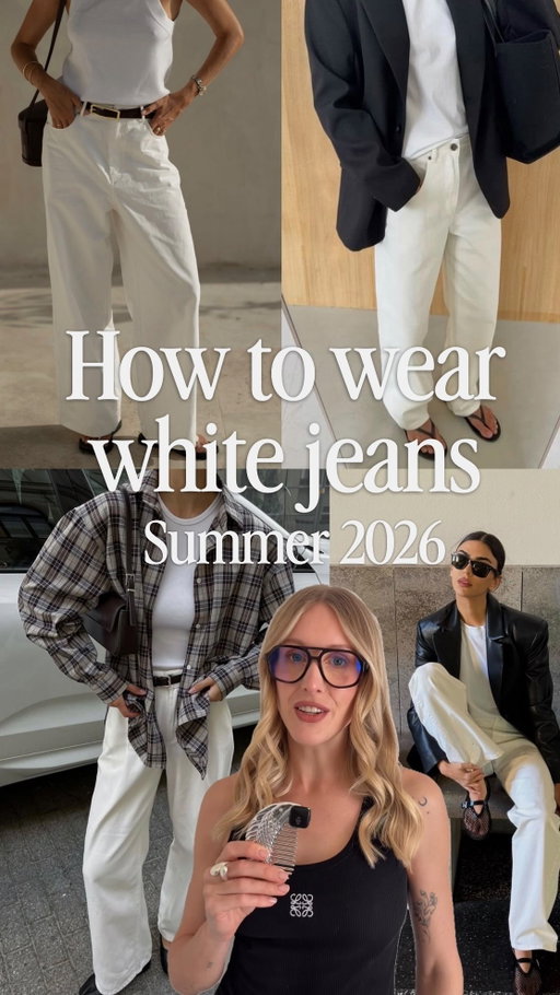 Comment “JEANS” ⬇️ to receive the best investment and high street white jeans to buy now, plus exactly what shoes to wear with them this summer 🤍 https://liketk.it/6aC27 *images via Pinterest
