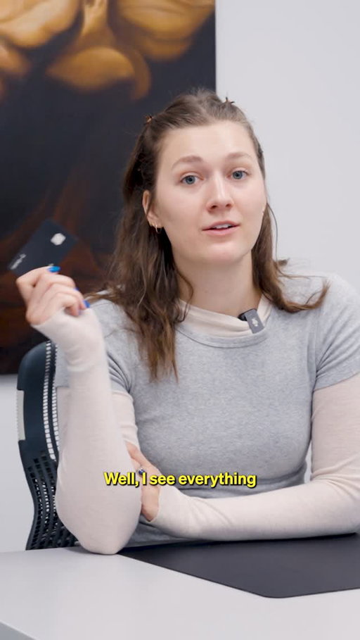 She sees everything 

@tryramp