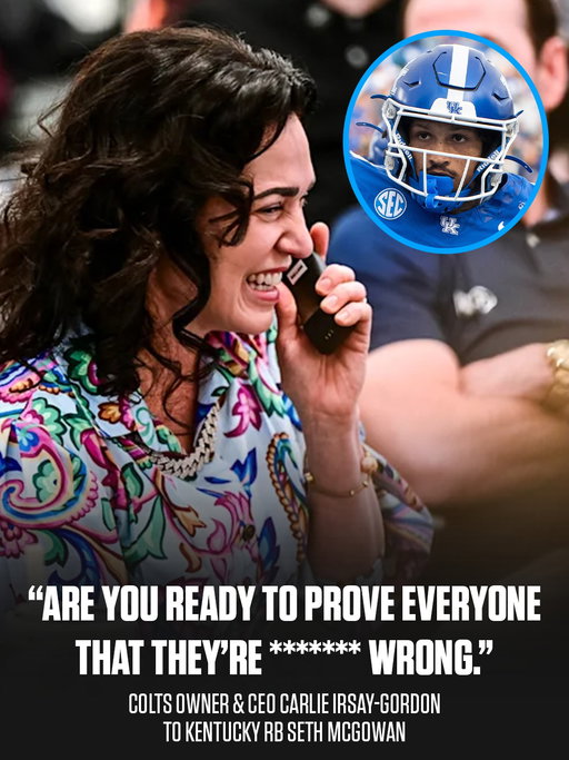 Carlie Irsay-Gordon instilling the ultimate confidence in new @colts RB Seth McGowan 💯 @god1st.sg 

(via @colts)