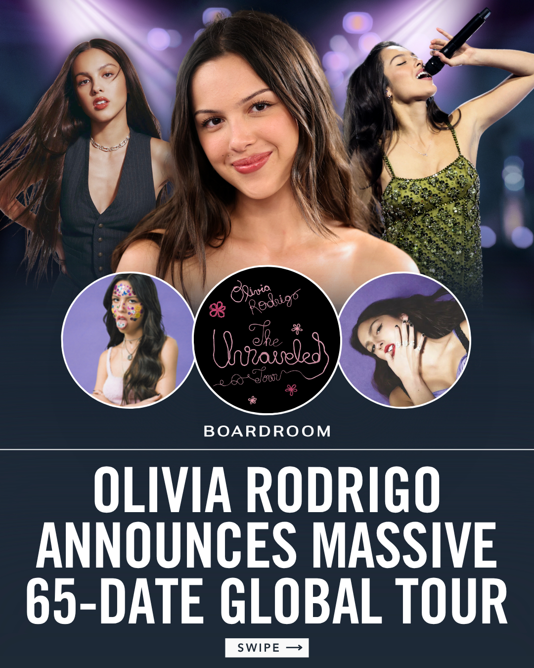 Olivia Rodrigo is heading back on the road with a sweeping arena run across North America, Europe, and the U.K. in support of her third studio album.⁠
⁠
The announcement arrives as her new single ‘Drop Dead’ debuted at No. 1 on the Hot 100, marking her fourth career chart-topper.⁠
⁠
She’s also bringing back her Silver Star program, with a limited number of $20 tickets available at select shows to help keep entry points accessible for fans.⁠
⁠
(via @variety)