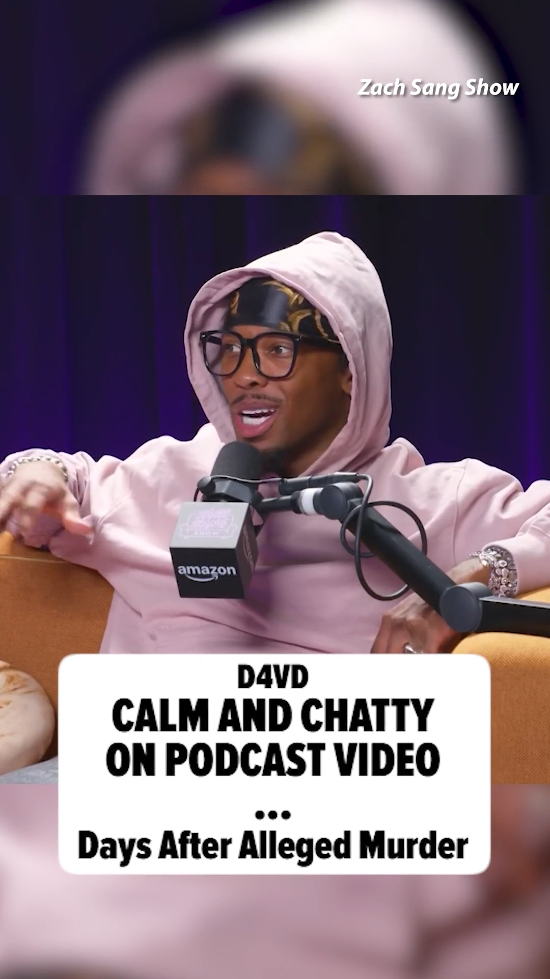 😱 D4vd appears to be cool, calm, and collected during a podcast appearance ... days after prosecutors claim he murdered Celeste Rivas.

FULL STORY AT THE LINK IN BIO.

🎥: Zach Sang Show