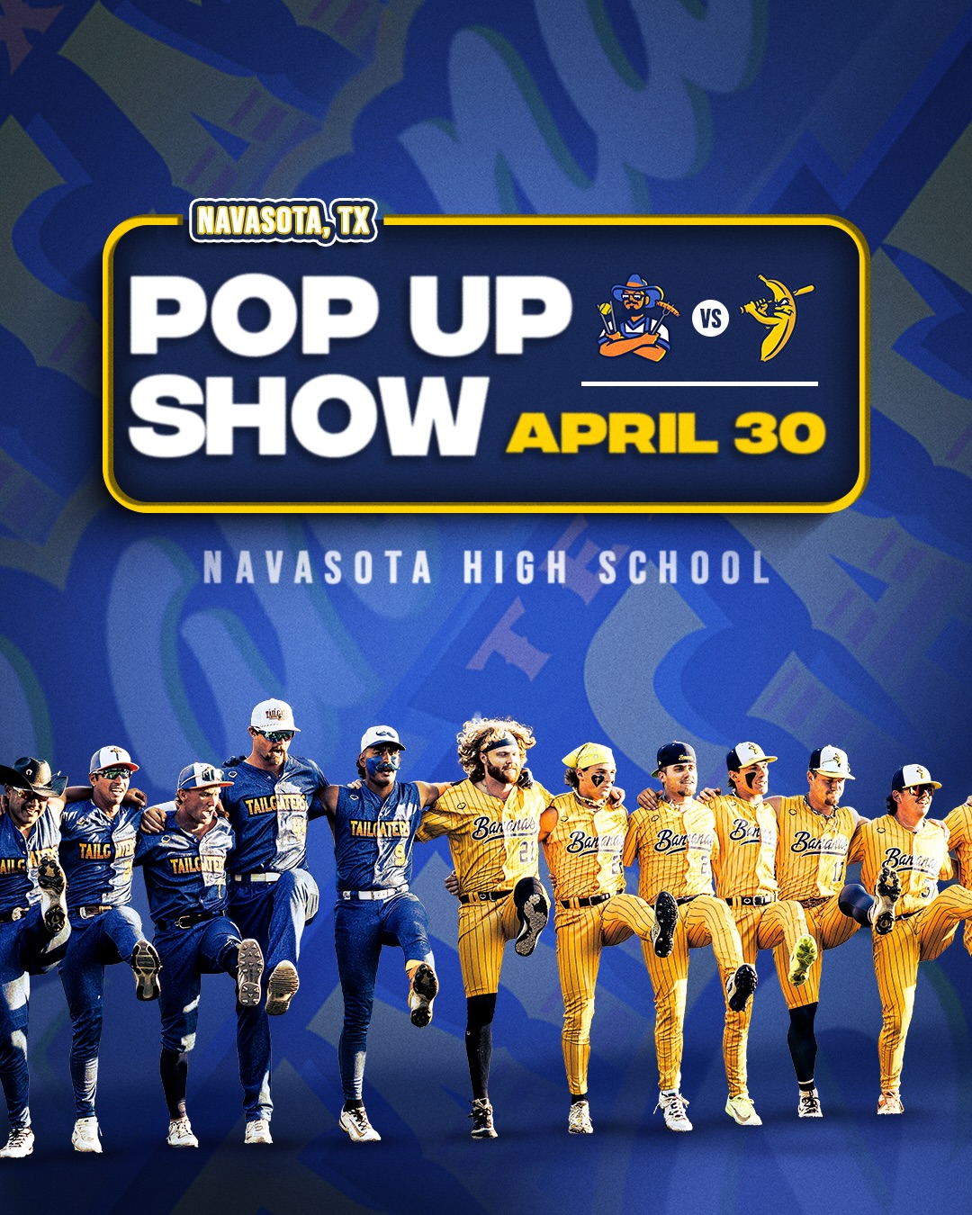🚨CAPACITY REACHED🚨 Tune in live on the Banana Ball YouTube channel!

What you need to know for the first ever Banana Ball Pop Up Game in Navasota, TX🍌🤠