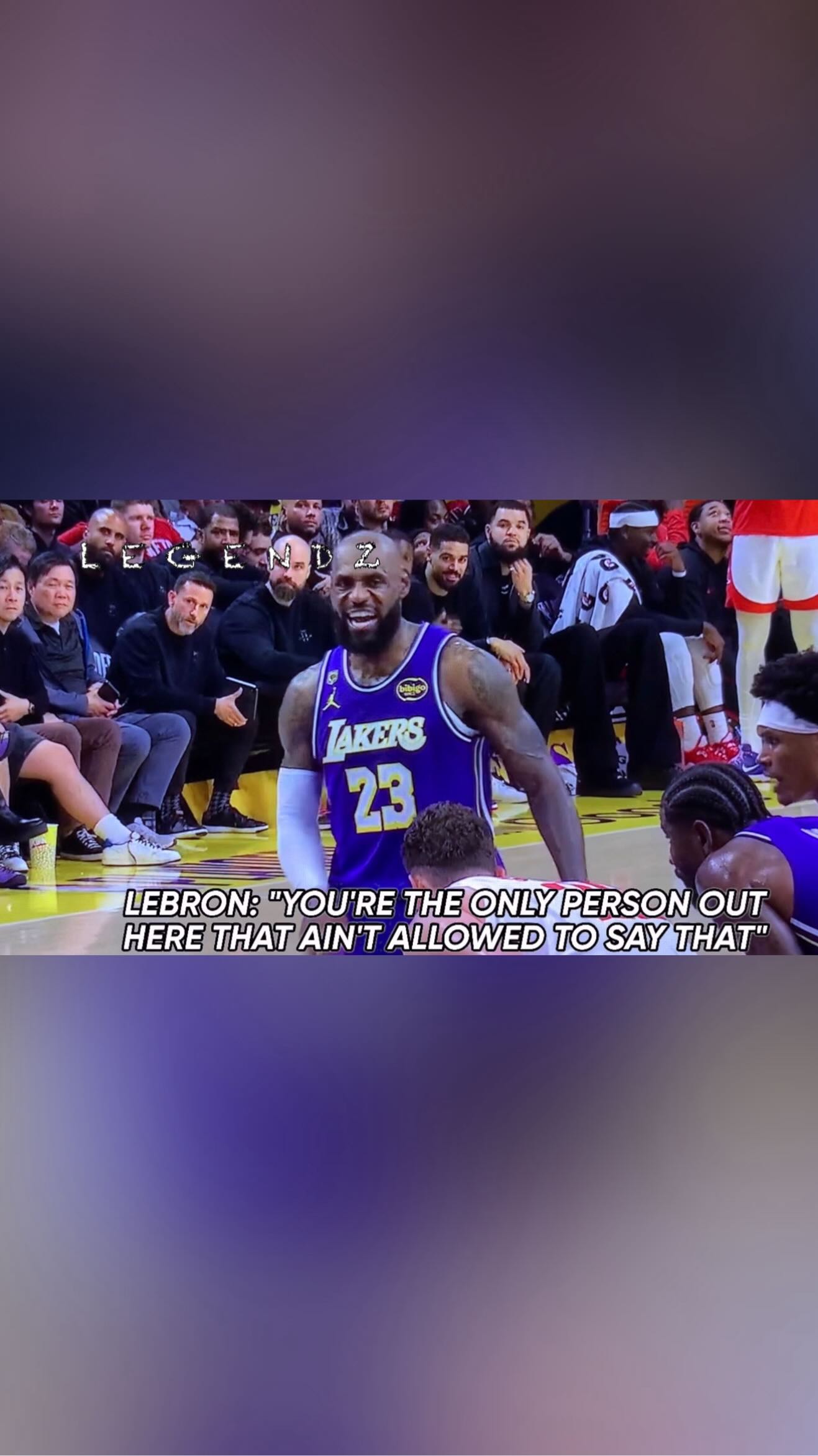 What LeBron James Really Said To Alperen Sengun👀:

Sengun: “Soft a** call”

LeBron: “Nah, not you! Anybody else on y’all roster, but not you”

Sengun: “I can say that, I have two free throws”

LeBron: “You don’t say that! You’re the only person that ain’t allowed to say that”

Follow @legendz_prod for more lip reading breakdowns🔥
Follow @kicks for more sports content! 

Tags: 
#lebron #losangeles #houston #nba #basketball