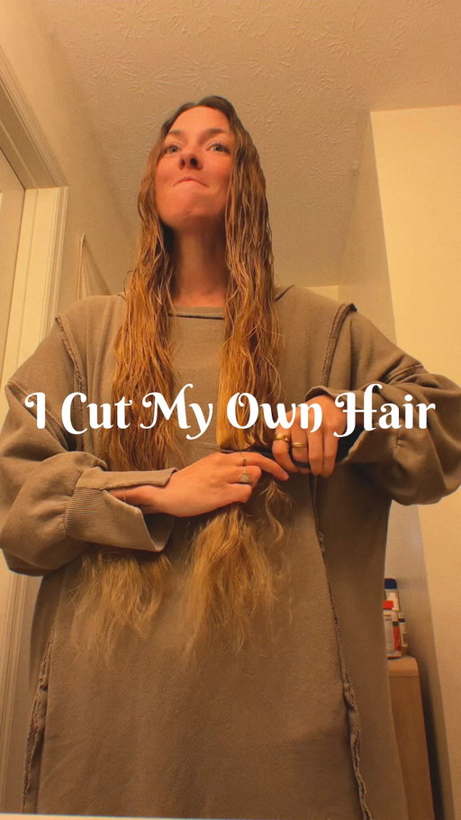 This was a long time coming LOL! Do not try this at home unless you care as little as I do about hair results!!! However, I am so happy with how this turned out!! 🤭💇‍♀️

Not to sound dramatic but I genuinely feel like a new person now hahahaa!!

Hair stuff I used:
- basic scissors
- @unite_hair 7Seconds Leave-In Detangler (swear by this)
- @tymo_fashiontech Volumizer Brush/Dryer
- @kerastase_official 8Hr Magic Night Serum