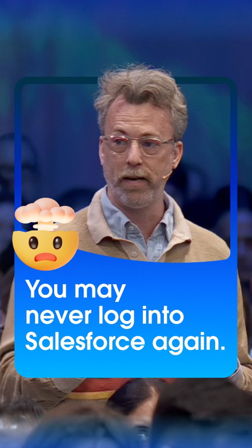 You may never have to log in to Salesforce again.

Salesforce is now open to every human, agent, and platform with Headless 360.