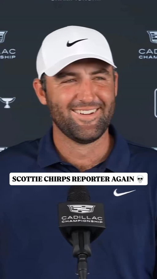 Scottie had ZERO interest in talking about LIV after his round today 💀