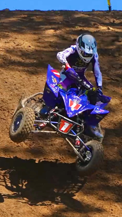 When in doubt, throttle out ✊🏻
@hetrick_88 almost going for a ride in qualifying! 
This is #ATVMX