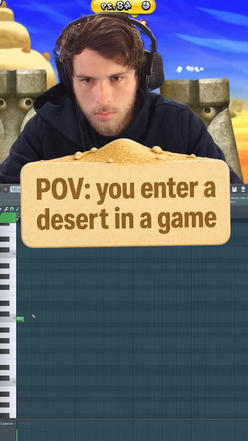 When you enter a desert in a video game
#ﬂstudio #flstudiogang #musicproducer