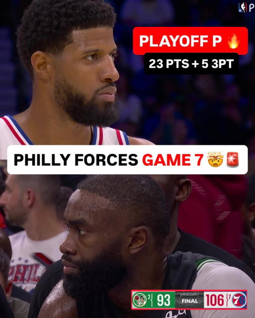 PLAYOFF P & SIXERS SHOW OUT TO FORCE GAME 7 VS CELTICS 😤🔥🔥