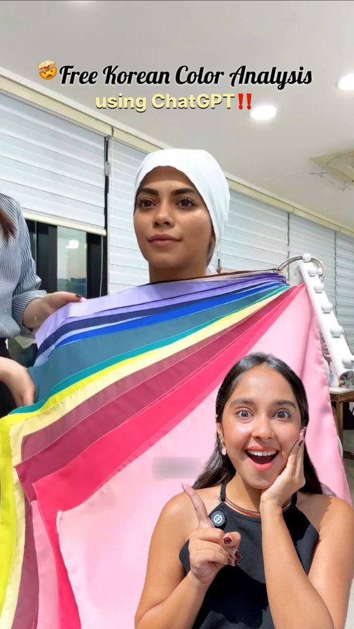 Comment ‘color’ for the prompt 🙈🎀

Now you don’t have to go korea to get expensive color analysis when you can get your personal color analysis at home for FREE using ChatGPT image 2.0 🤯‼️

Just upload your photo, type the prompt and discover which outfit colors, hairstyles & makeup looks suit you the best 🤌

#chatgpt #ai #prompt #coloranalysis #koreastyle 

(Free color analysis using chatgpt, viral chatgpt prompt, trending reels, trending korean color analysis, hairstyles analysis, makeup analysis, confused btwn which outfit color, hairstyles, makeup looks suit you, some colors make you look dull and tired, every creator should try this)