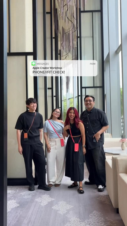 #iPhone17e ready for the Apple Creators Workshop! @helloapple 

@marybautistayt did not get the fit memo 🙄