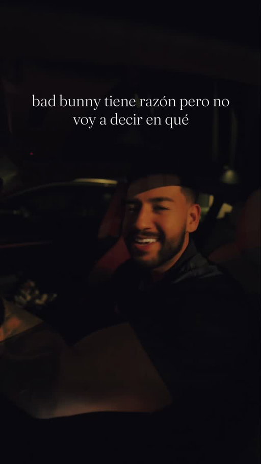 bad bunny tiene razón pero no voy a decir en qué