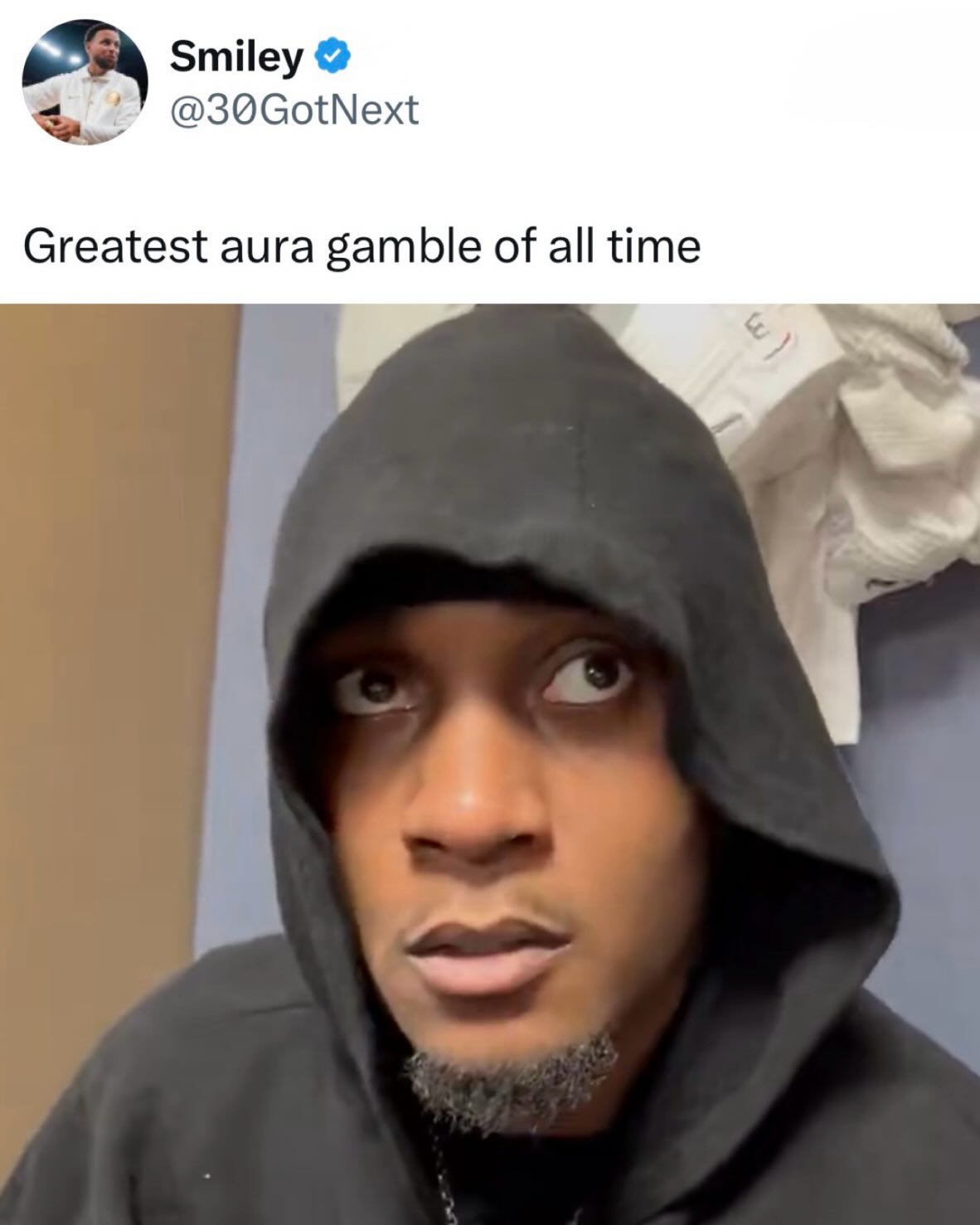 It’s not a gamble if it’s true 😈 (via ChristopherHine/X) 

Catch all the playoff action on NBA League Pass.