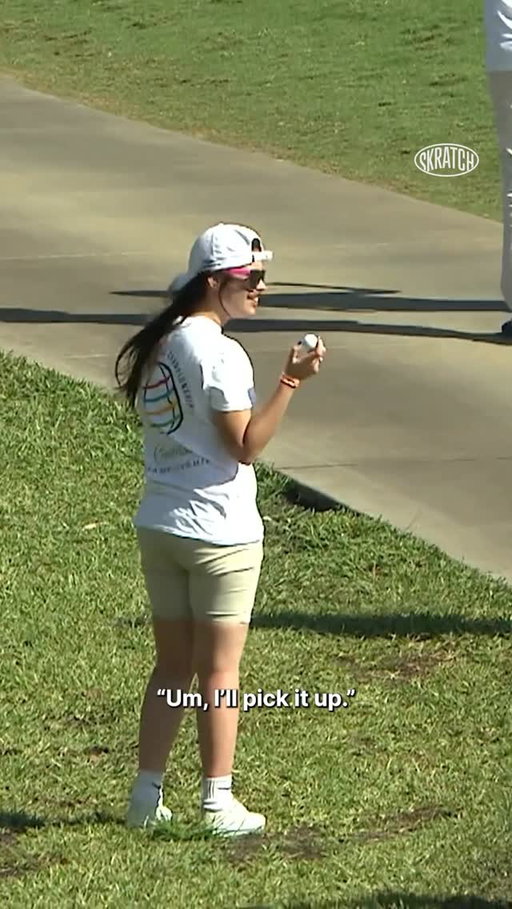 PSA: if you find a golf ball at a golf tournament it is NOT a souvenir.