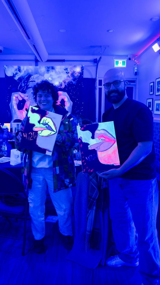 If you know us, you know we’re always taking things to the next level ✨🎨

Our first glow in the dark paint night—an elevated take on a classic, with creativity shining through every piece 🌟👌 We're just getting started! 👀

#iamcafe #cafe #paintnight #torontoevents
