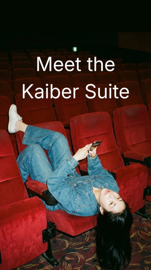 The Kaiber Suite is here: Canvas, Cuts, Editor.

Music moves fast. Your content should too.