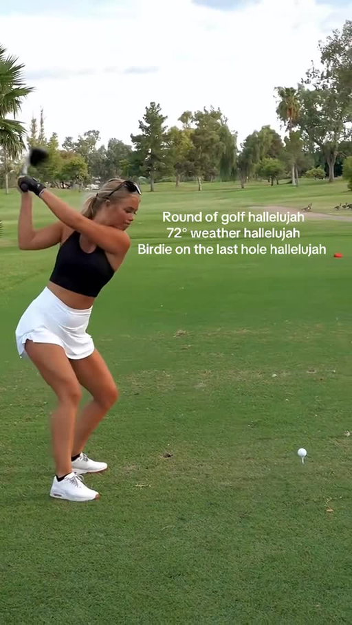 Hallelujah #golf #viral