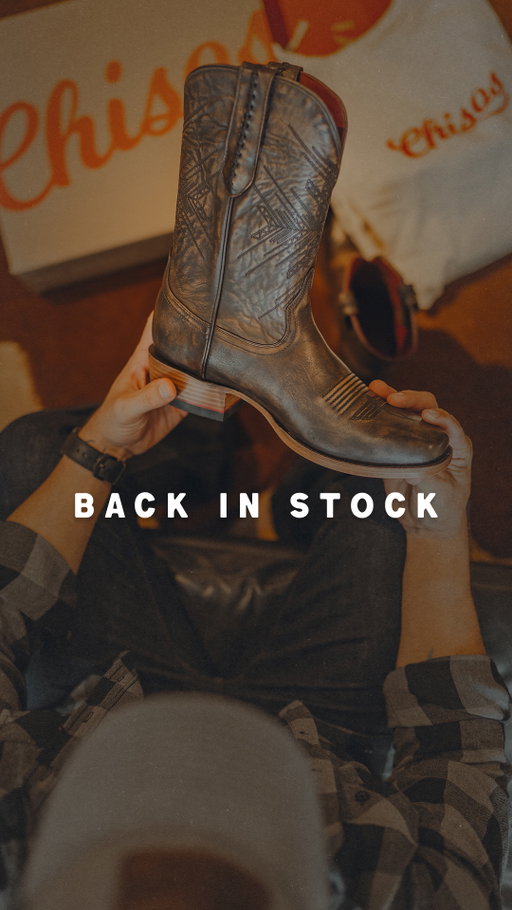 The Chisos No. 2 in Brushed Brown is back in stock. Get your pair while your size is still here.

The Chisos No. 2 is the kind of boot that wins people over fast. They feel broken in where it counts, but they are built tough enough for long days and whatever comes with them. And when the dust settles, they clean up well enough for the places that call for polish. Before long, these are the ones you reach for without thinking.