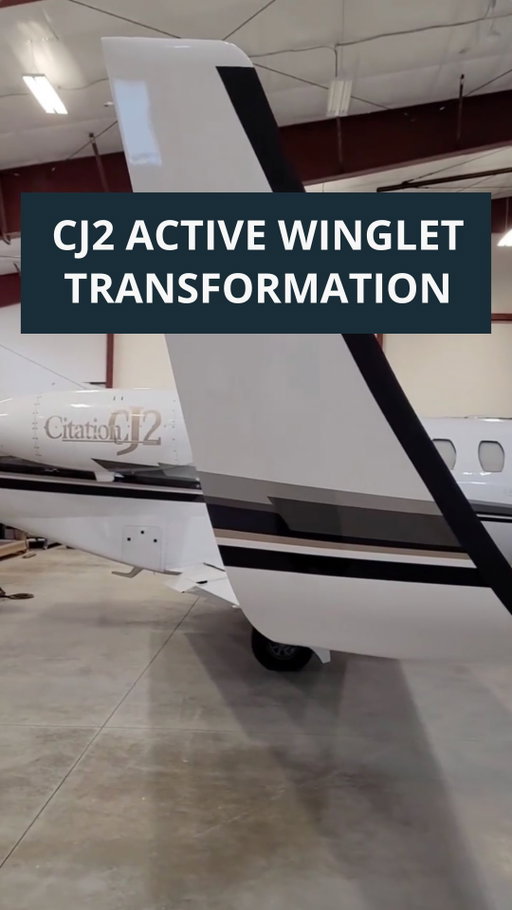 A smarter way to fly.

With Active Winglets, this CJ2 flies farther, burns less fuel, and delivers a smoother, more capable flight experience.

Your aircraft has more to give.

Comment INFO if you want to learn more about our Active Winglets.