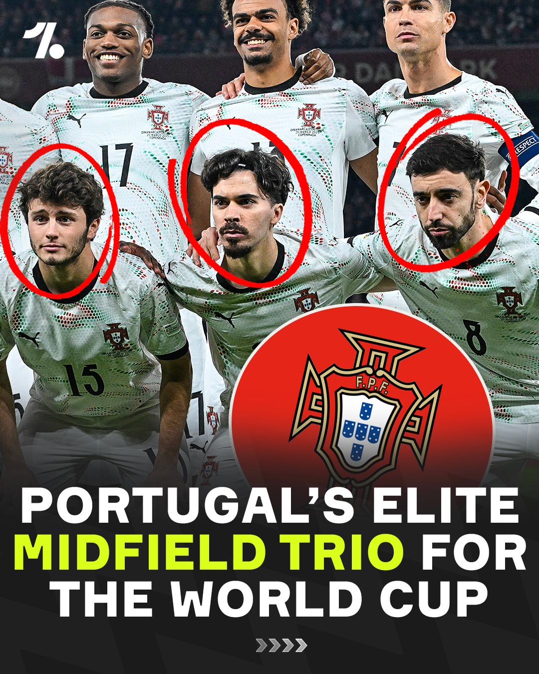 Portugal might actually have the BEST international midfield trio in world football to take with them on the plane to the 2026 World Cup...😳🔥

Three players at the very top of their game, all having great seasons and putting up incredible numbers, the perfect preparation for a big summer in the US, Mexico and Canada 😮‍💨🏆

How worried should teams be to face them this summer ⁉️🍿🇵🇹