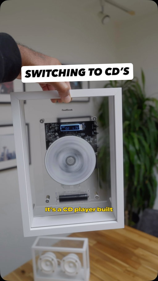 We going back to CD’s or sticking to vinyl?!

Thanks @coolgeek_official 🙏🏾

#cdplayer #cd #musictech