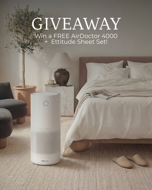 🚨GIVEAWAY CLOSED🚨

✨GIVEAWAY ✨Read Caption👇

Give Mom the gift she’ll actually feel every day 💛

We’ve teamed up with Ettitude to gift 2 lucky winners:
 • An AirDoctor 4000 Air Purifier
 • A luxurious Ettitude sheet set

Because cleaner air + softer sheets = better sleep

To enter:
Like this post
Follow both brands: @ettitudestore & @airdoctorpro
Tag 3 friends in the comments

Want an extra entry? Head to the link in our bio to enter your email + see official rules