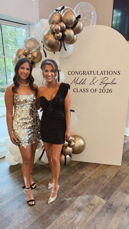 It’s officially Grad month 🤍- if you catch me tearing up at any point it’s because I’m a little puddle. Man, that flew….2026 seemed like a life time away back then. 

#classof2026 #grad #graduate #girlmom