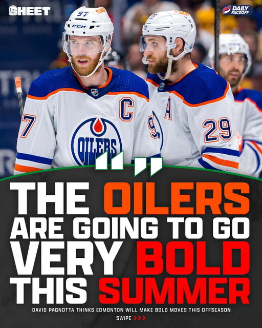 “The Oilers are going to go very bold this summer”

David Pagnotta thinks Edmonton could make a splash in the offseason following their round one loss to Anaheim.