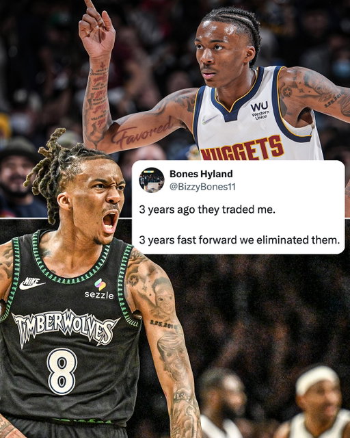 Bones Hyland was able to eliminate the team that traded him less than two years after drafting him.

Cold 🥶