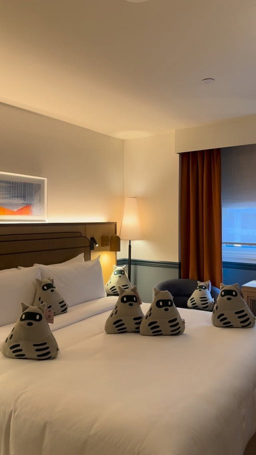 We’re committed to delivering a true Toronto experience… unofficial mascot included 🦝

Designed by @emilymayrose and made locally by @cateandlevi #MadeInToronto 

Our raccoon stuffies are available at the lobby marketplace so you can take a little piece of the city with you!