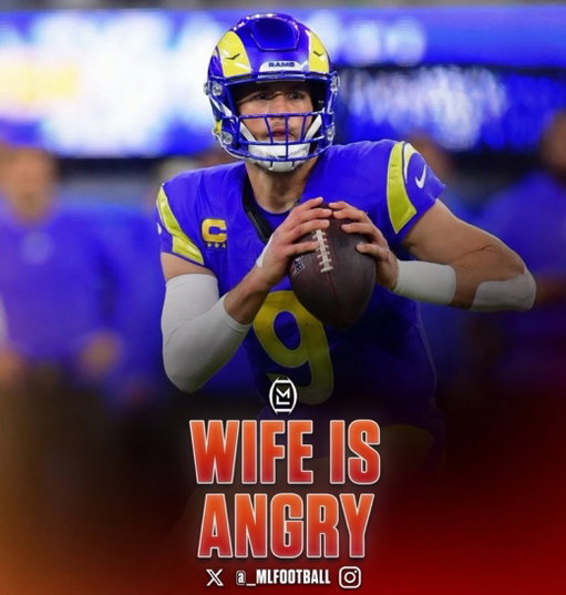 HEARTBREAKING: #Rams star QB Matthew Stafford’s wife Kelly Stafford posted that she is extremely angry that the media calls him Matt.

“What gets me is that he’s been playing in the league now for close to 2 decades and people who have jobs reporting on it, still call him Matt. I find it highly disrespectful, but honestly kinda goes along with Matthew’s whole career.”

💔

#NFL