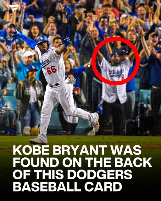 Kobe Bryant made an unexpected appearance on the back of this baseball card 👀

On October 27, 2018, Yasiel Puig hit a 3-run homer at Dodger Stadium, earning himself a Topps Now trading card.

Flip it over… and you’ll spot Kobe in the stands, celebrating the moment right along with the crowd.

A random snapshot turned into a crossover piece of sports history