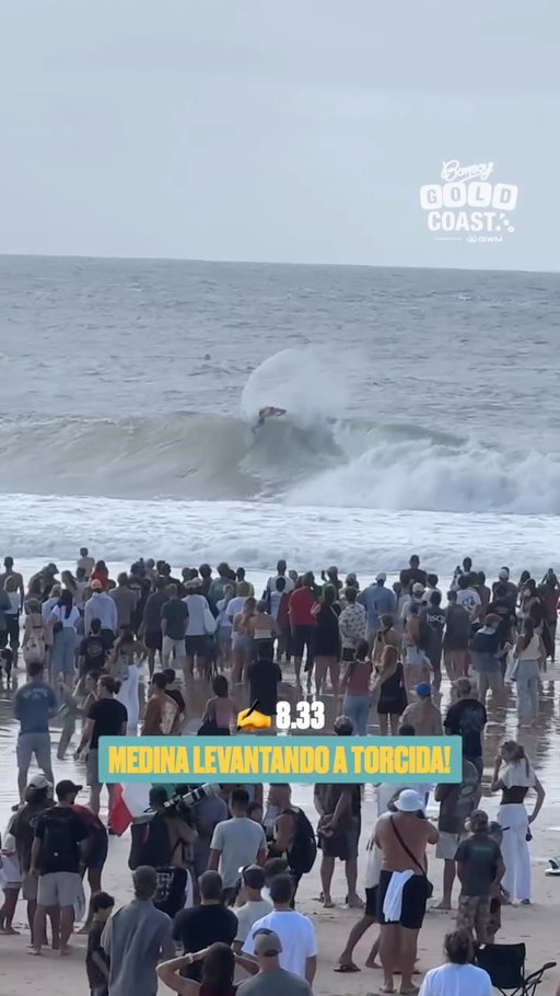 Começo de bateria excelente para o Tricampeão Mundial @gabrielmedina 🥷

@originalbonsoy #GoldCoastPro | @gwmaustralia @experiencegoldcoast @queensland