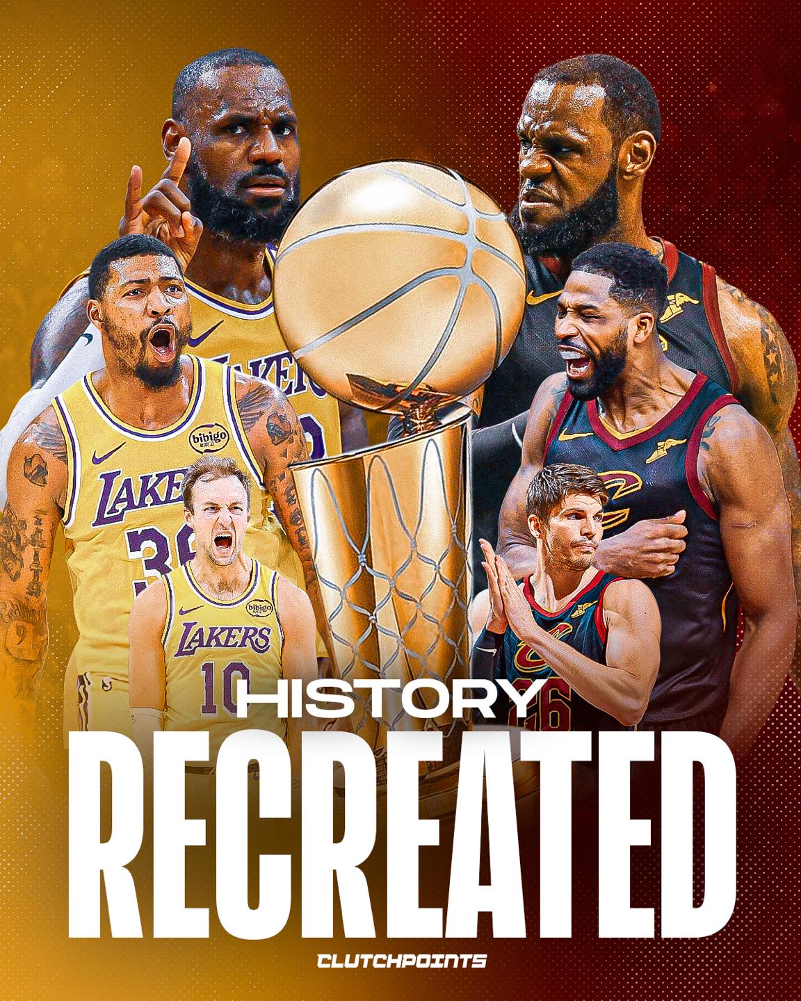 Remember that 2018 Finals graphic?

Stephen Curry, Klay Thompson, Kevin Durant…
lined up against LeBron James, Kyle Korver, Tristan Thompson.

It looked unfair then.

Fast forward 8 years…

LeBron’s still here.

Now it’s Luke Kennard and Marcus Smart next to him.

Different names, but with same responsibility.

Still asked to carry.
Still finding ways.

Still amazing.