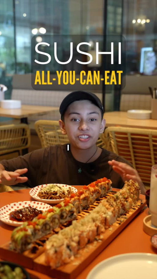 All-You-Can-Eat Sushi

Only at The Split. 

Sunday special only.
Four different rolls to choose from. 
Variety of side dishes like noodles, chicken and others. 

📍 The Split 
GF, Seven NEO, 5th Ave, Taguig, 1635 Metro Manila
