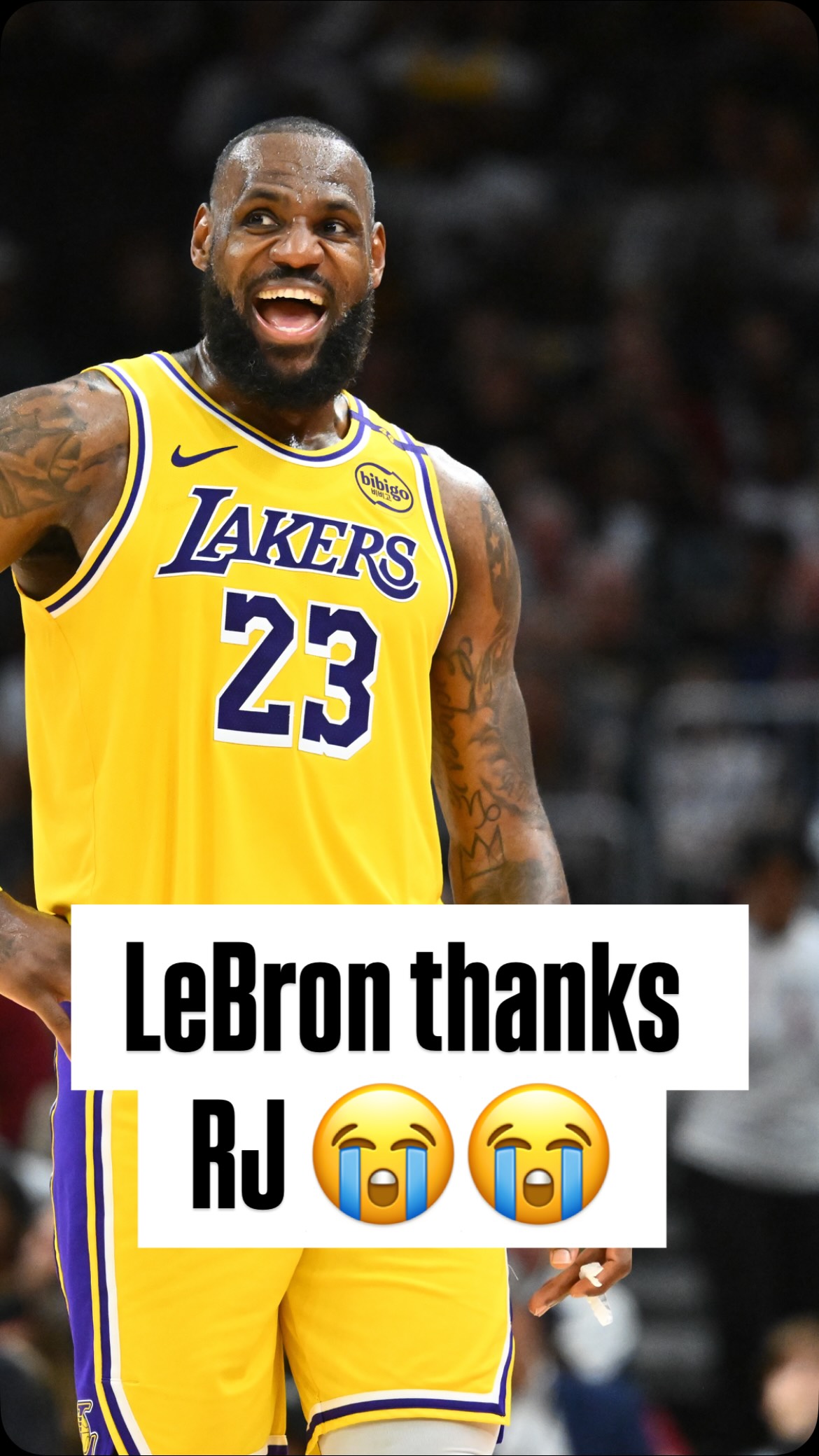 RJ Barrett got LeBron James an extra few days off to rest 😭

Via x/mcten | #NBA | #Basketball | #Basketball