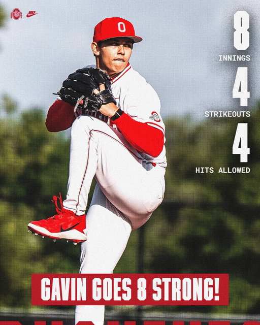 Kuzniewski pitched an absolute gem last night to lead the Buckeyes to a win over No. 16 Nebraska 💎

#GoBucks | #DevelopedHere