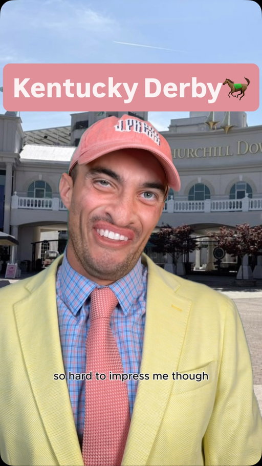 Kentucky Derby PE GUY… unfortunately wifey was banned for a full calendar year 🐎 

#derby #kentucky #comedyreel #parody #luxurylife