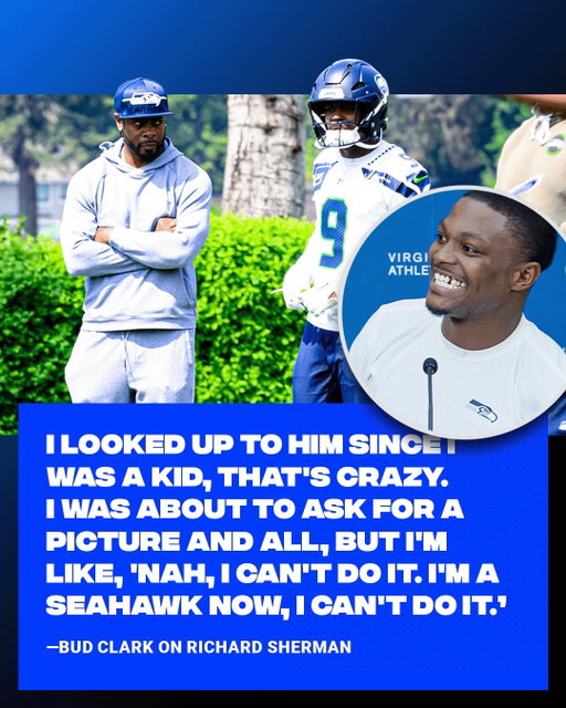 “I’m a Seahawk now.”