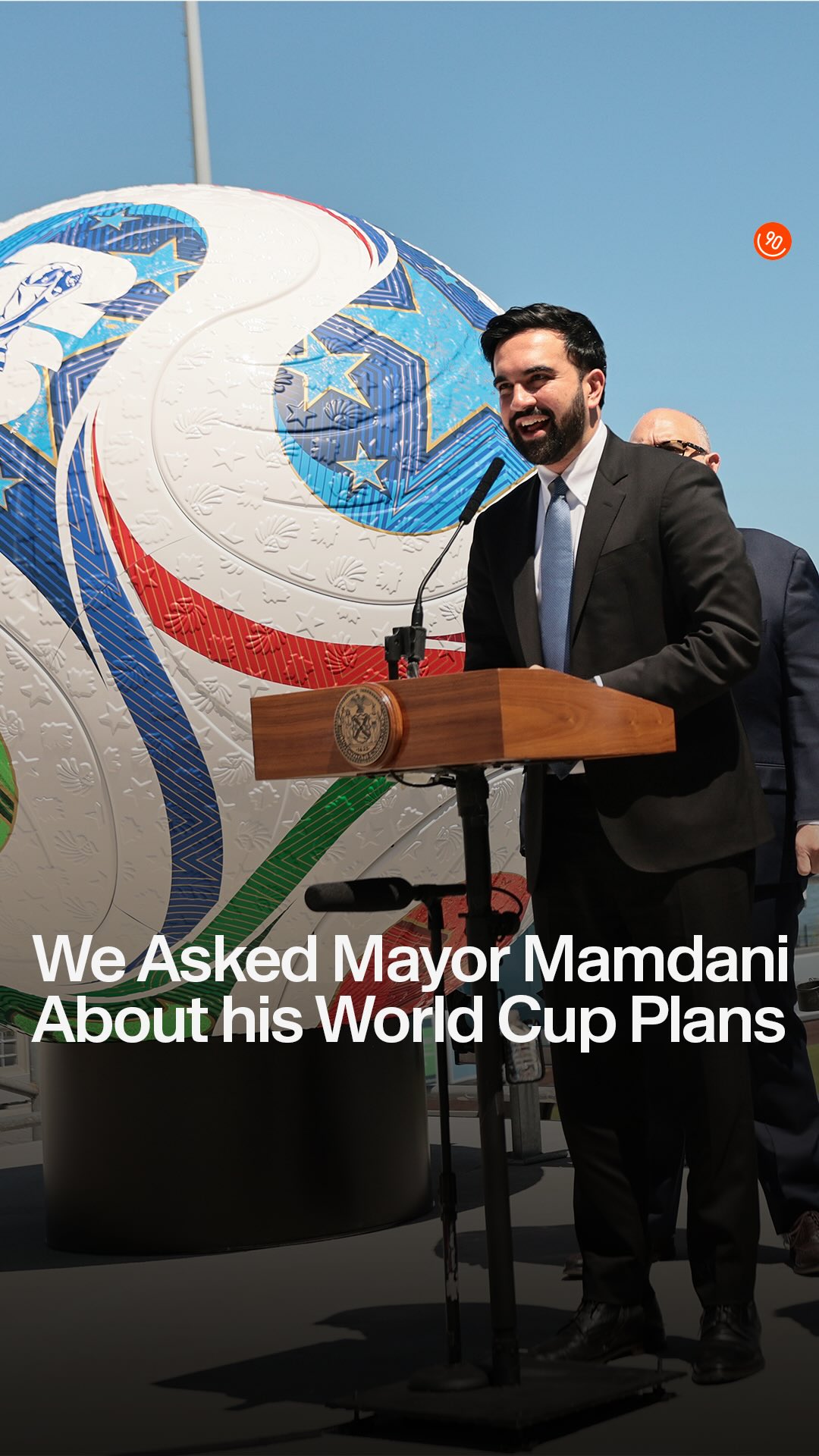 🗽The stadium might be in New Jersey, but New York City is the perfect city to host everything else a World Cup brings.

We met @zohrankmamdani as he announced free fan fests, part of the plan to spread the joy around the five boroughs this summer.