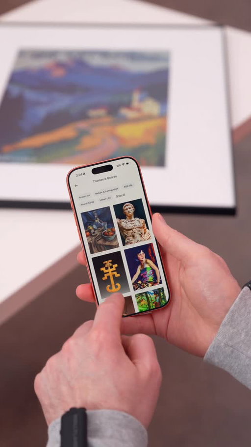The Most Convincing Art I’ve Seen...Use Code UNBOX5 for an exclusive 5% promo code valid for 3 weeks on all available models, link in bio 🔥Paper-Ink display with zero glare, no back light, no blue light and up to a year battery life. #inkposter #epaper  Thanks to  @inkposter_official for partnering on this video